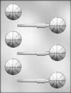 CK Products 3D Basketball Sucker Choc Mold