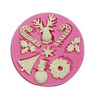 Sher Fondant Silicone Mold Cake Decorating Tools Christmas Silicone Mold For Cupcake Candy Chocolate Soap Arts...