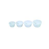 Winco RFM-2K Fluted Ramekins, 2-Ounce, Black
