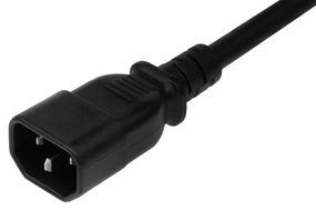 SF Cable, 6ft 14 AWG C13 to C14 Power Cord Extension (IEC320 C13 to IEC320 C14) SJT 15 Amp 250V N3