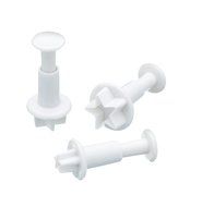 Set Of 3 Star Patterned Sweetly Does It Icing Cutters
