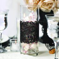 Hortense B. Hewitt 30869 Laser Cut Table Number Wraps, Numbers 1 to 10, Black N27