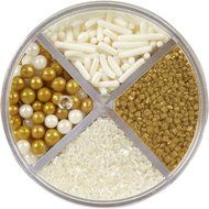 Wilton 710-1260 Gold Pearlized Sprinkles Mix