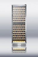 Summit SWC1965 157 Bottle Capacity Dual Zone Wine Cooler With Double Pane Tempered Glass Door Digital Thermostats... N2