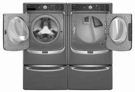 Maytag Power Pair- Mega Capacity Laundry System with Steam Options, matching ELECTRIC Dryer, and 2 matching Storage...