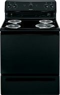 HOTPOINT GIDDS-289540 30" 5 Cu.Ft. Free-Standing Electric Range, Black