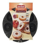 Zenker 7426 Apple Pie Form &quot;Special Creative&quot; For 8 Pies, Black, 12.99 x 0.79&quot; N3