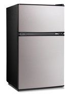 Midea HS-65L Compact Single Reversible Door Refrigerator with Freezer, 1.7 Cubic Feet, Black N2