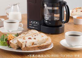 Panasonic With mill Water purification coffee maker NC-R400-C (Cafe au lait) N4