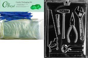 Cybrtrayd D066 Tools Assortment (1 Ea.) Chocolate Candy Mold with Exclusive Cybrtrayd Copyrighted Chocolate Molding... N2