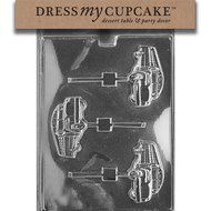 Dress My Cupcake DMCJ043 Chocolate Candy Mold, School Bus Lollipop