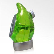 Fashion Tablet Nib Reusable Water Power Lcd Digital Clock with Base Cool Eco Gift Water Droplets Shape-green N3