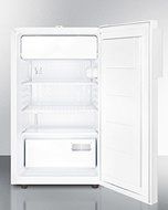 Summit CM411LBIPLUSADA ADA compliant 20" wide refrigerator-freezer for built-in use with a traceable thermometer... N4