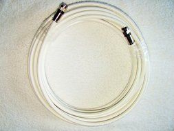 B&amp;L Cables Hand Crafted Custom Copper Clad Quad Coaxial Cables white 40ft. N2