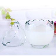 10 PCS Home Household Party Flower Pot Shape DIY Baking Jelly Cake Yogurt Mousse Storage Transparent Cup Holder... N3