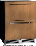 Perlick HA24RB-3-6 24" ADA Compliant Series Drawer Refrigerator with 4.8 cu. ft. Capacity 525 BTU Commercial Grade...