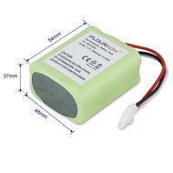 Floureon 7.2V 3000mAh NI-MH Replacement Vacuum Cleaner Battery for Braava 380t iRobot Mint 5200 5200B 5200C (3) N2