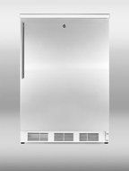 Summit: FF6LSSHV 5.5 cu. ft. Compact Refrigerator with Adjustable Wire Shelves, Door Storage, Fruit/Vegetable...