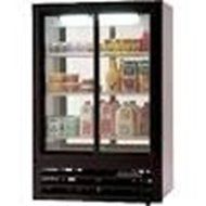 Beverage-Air LV15-1-B-LED No LumaVue 36" Two Section Refrigerated Sliding Glass Door Merchandiser with LED Lighting...