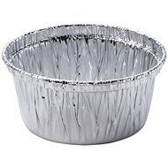 50 Aluminum Foil Muffin Cupcake Ramekin Cups (4 oz) Disposable
