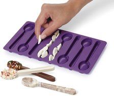 Wilton 2115-0229 Spoon-Shaped Silicone Candy Mold, Purple N2