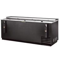True TD-80-30 80" Black Vinyl Bottle Cooler | (360) 12 oz. Bottles