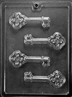 SKELETON KEY CHOCOLATE CANDY MOLD by MOLDS AND THINGS