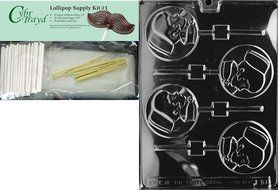 Cybrtrayd J010 Nurse Lolly Chocolate Candy Mold with Exclusive Cybrtrayd Copyrighted Chocolate Molding Instructions N2