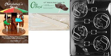 Cybrtrayd J010 Nurse Lolly Chocolate Candy Mold with Exclusive Cybrtrayd Copyrighted Chocolate Molding Instructions N3