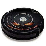 Skin Decal Vinyl Wrap For IRobot Roomba 650 655 Vacuum / Wicked Pumpkin