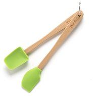 Fuller Brush Bamboo Mixing Bowls Bundle With Cake Pan, Batter Tool, and Spatulas (7 items) N4