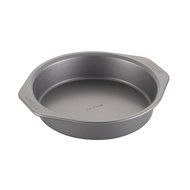 Cake Boss Basics Nonstick Bakeware 9-Inch Round Cake Pan, Gray N3