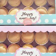 Wanting DIY 8-Cavity CupCake Spotted Bakery Boxes With Window (Set of 4) N3