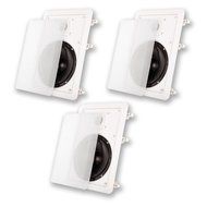 Acoustic Audio MT6 In Wall 6.5&quot; Home Theater 3 Speaker Set 2 Way 750 Watt MT6-3S