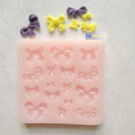 Assorted Bows Ribbons SILICONE sugarcraft art MOULD cake decorating fondant gum paste chocolate candy mold