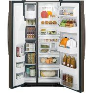 GE GSS23HMHES 22.5 Cu. Ft. Slate Side-By-Side Refrigerator N4