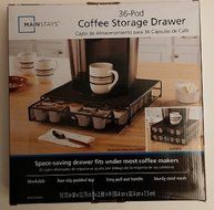 Mainstays 36-Pod Coffee Storage Drawer