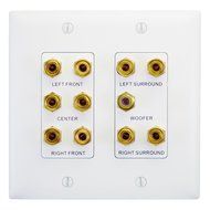 On-Q F9008WHVI 5.1 Home Theater Connection Kit, White