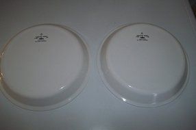 Pair of P-309 Cornflower Corning Ware 9&quot; Pie Plates