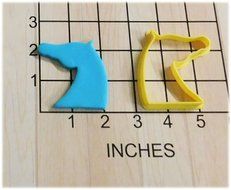 Western Horse Head Shape Cookie Cutter #1002