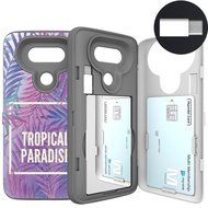 LG G5 Case, G5 Card Case, SKINU [USB type C] [Dual Layer] [Card Slot] [Drop Protection] [Wallet] with Mirror and... N12