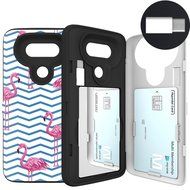 LG G5 Case, G5 Card Case, SKINU [USB type C] [Dual Layer] [Card Slot] [Drop Protection] [Wallet] with Mirror and... N16