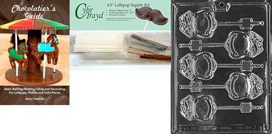 Cybrtrayd J031 Police Badge Lolly Chocolate Candy Mold with Exclusive Cybrtrayd Copyrighted Chocolate Molding...