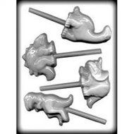 Dinosaur Assortment Sucker Hard Candy Mold