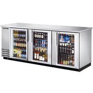 True TBB-4G-S-LD 3 Section 90" Back Bar Cooler