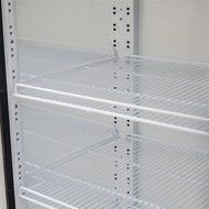 518L Glass Display Side by Side Pull Door Air Cooling Beer Soda Beverages Showcase Commercial Refrigerator Merchandise... N4