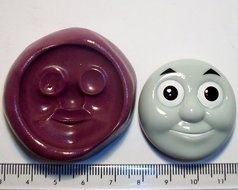 Silicone Mould Thomas The Tank Engine Face Icing Cake Cupcake Decoration