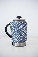 French Press Coffee Cover (12-cup, Grey Velvet) N22