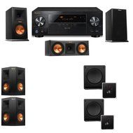 Klipsch RP-150M-E Monitor Speaker 5.2 SW-112 Pioneer Elite VSX 80