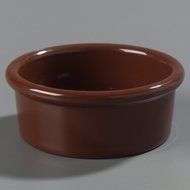 Carlisle 036228 SAN Standard Ramekin, 2.50-oz. Capacity, 1.12 x 3.00", Lennox Brown (Case of 48) N5